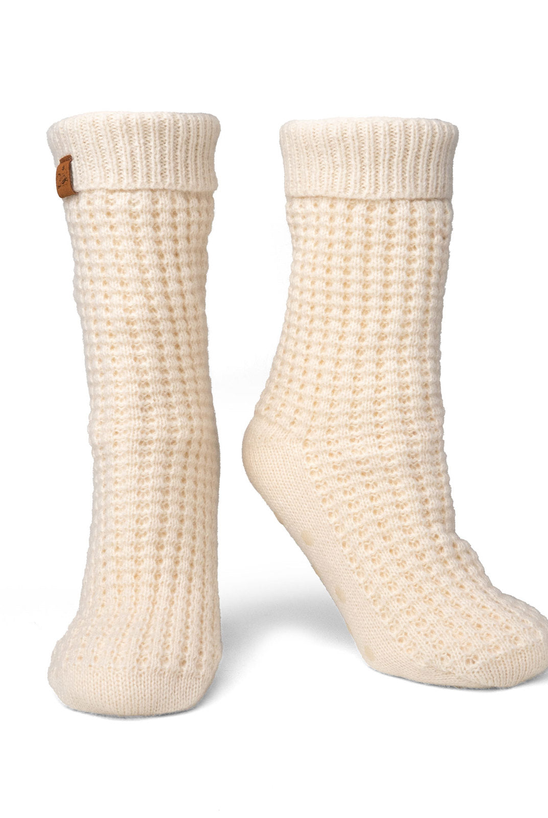 Britt's KnitsĀ® Juneau Waffle Knit Slipper Socks-slipper socks-Britt's KnitsĀ®-Deja Nu Boutique, Women's Fashion Boutique in Lampasas, Texas