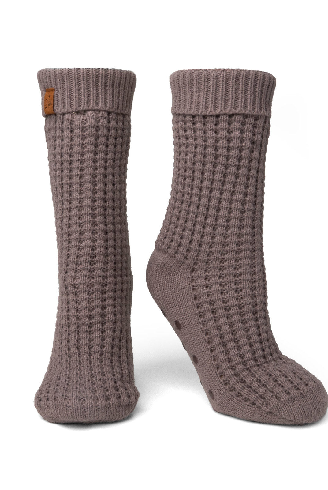 Britt's KnitsĀ® Juneau Waffle Knit Slipper Socks-slipper socks-Britt's KnitsĀ®-Deja Nu Boutique, Women's Fashion Boutique in Lampasas, Texas