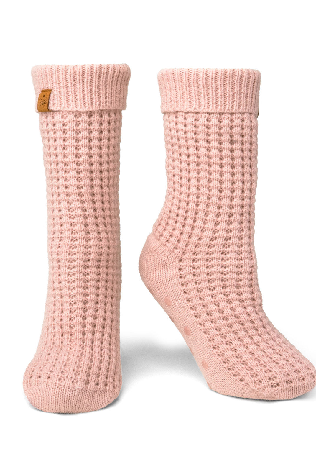 Britt's KnitsĀ® Juneau Waffle Knit Slipper Socks-slipper socks-Britt's KnitsĀ®-Deja Nu Boutique, Women's Fashion Boutique in Lampasas, Texas
