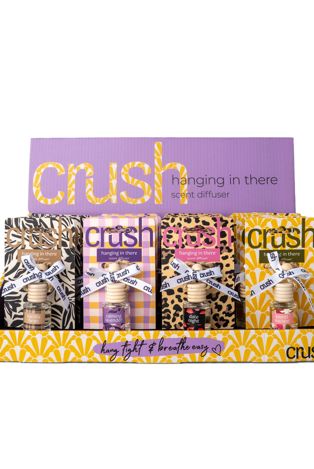 Crush™ Hanging In There Scent Diffuser-Car Diffuser-Crush-Deja Nu Boutique, Women's Fashion Boutique in Lampasas, Texas