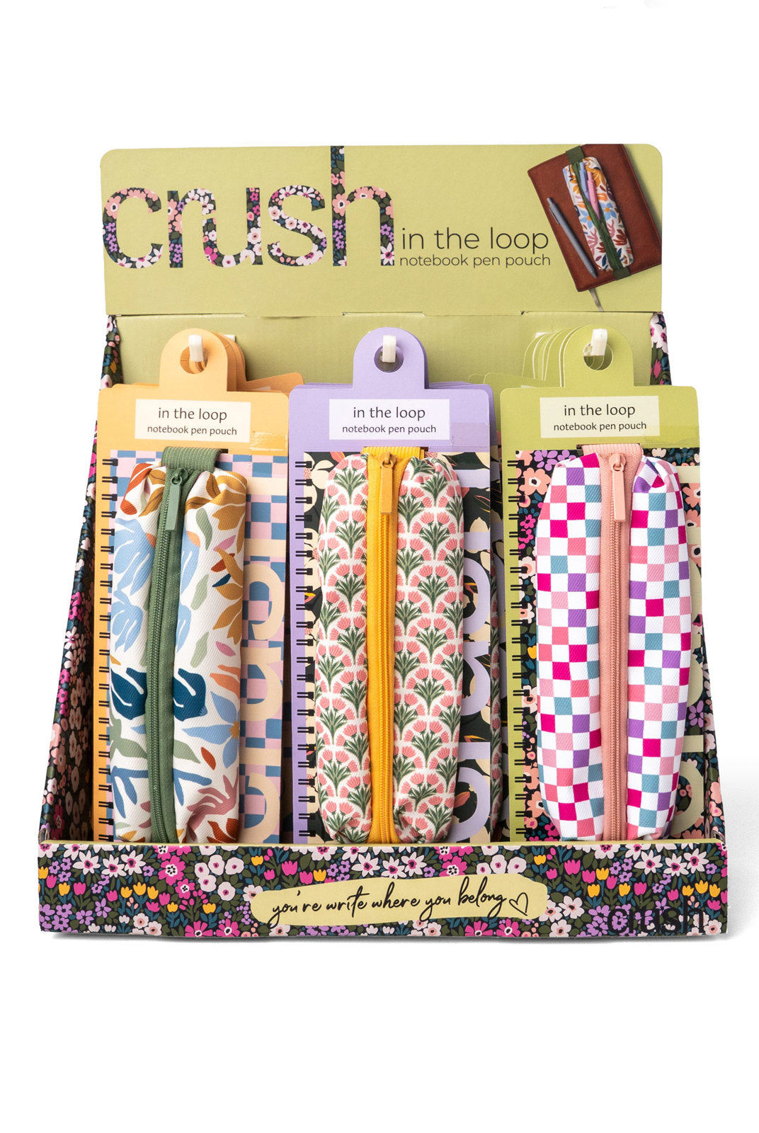 Crush™ In The Loop Notebook Pen Pouch-Pen Pouch-Crush-Deja Nu Boutique, Women's Fashion Boutique in Lampasas, Texas