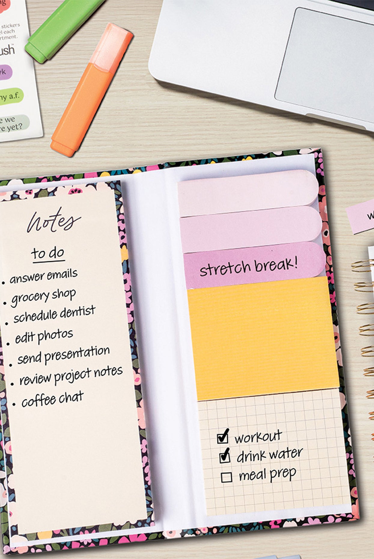 Crush™ Stick With It Adhesive Notes Desk Set-Adhesive Notes-Crush-Deja Nu Boutique, Women's Fashion Boutique in Lampasas, Texas