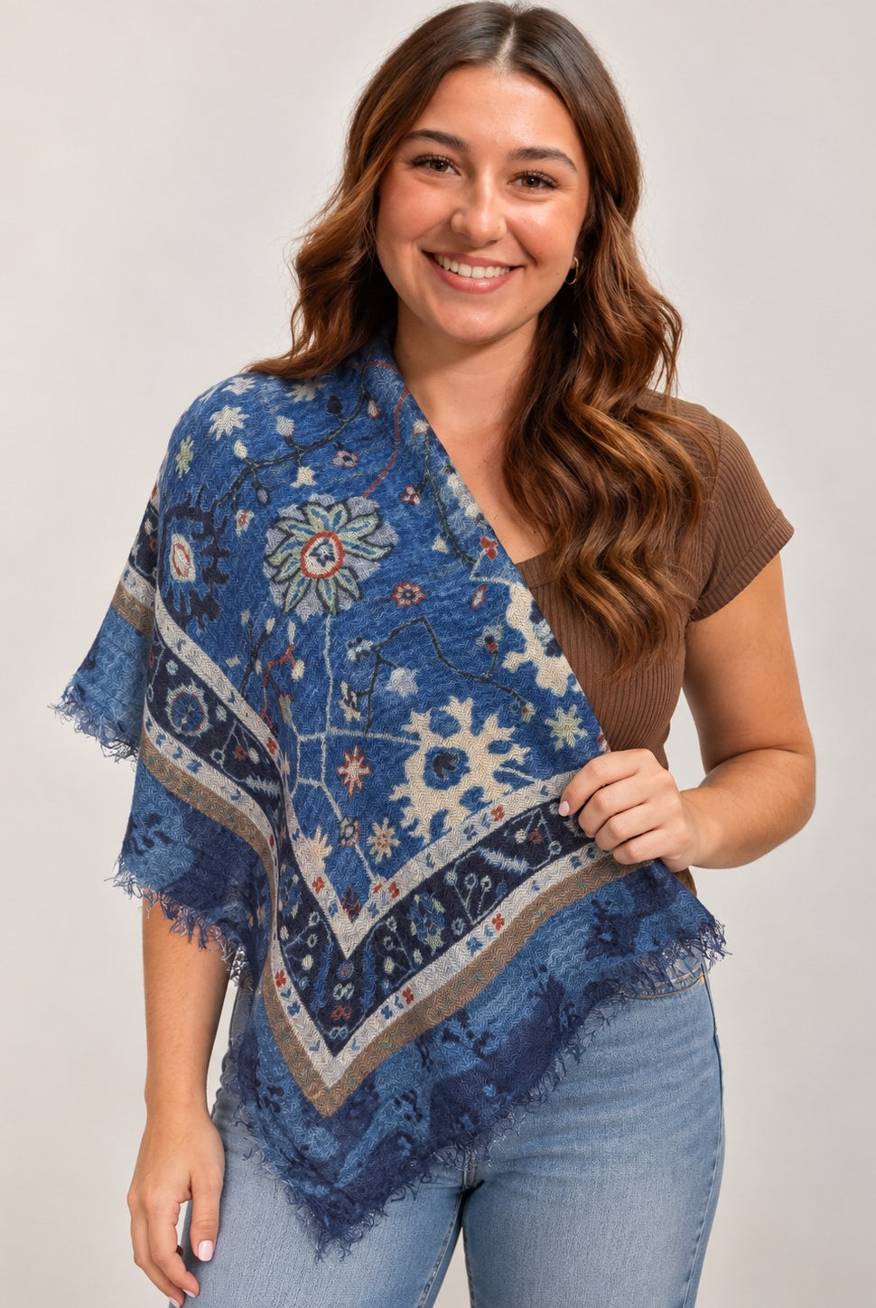 Dolma Wool Blend Square Scarf-Scarf-Dolma-Deja Nu Boutique, Women's Fashion Boutique in Lampasas, Texas