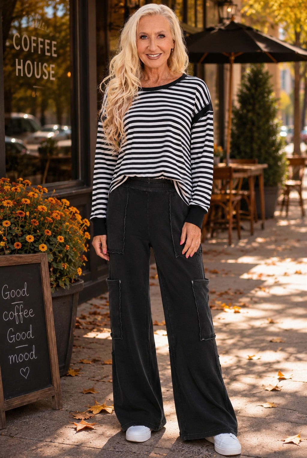 Hyfve Double Zero Mineral Wash Cargo Pocket Pants – Dark Red & Black-Athleisurewear-Hyfve Double Zero-Deja Nu Boutique, Women's Fashion Boutique in Lampasas, Texas