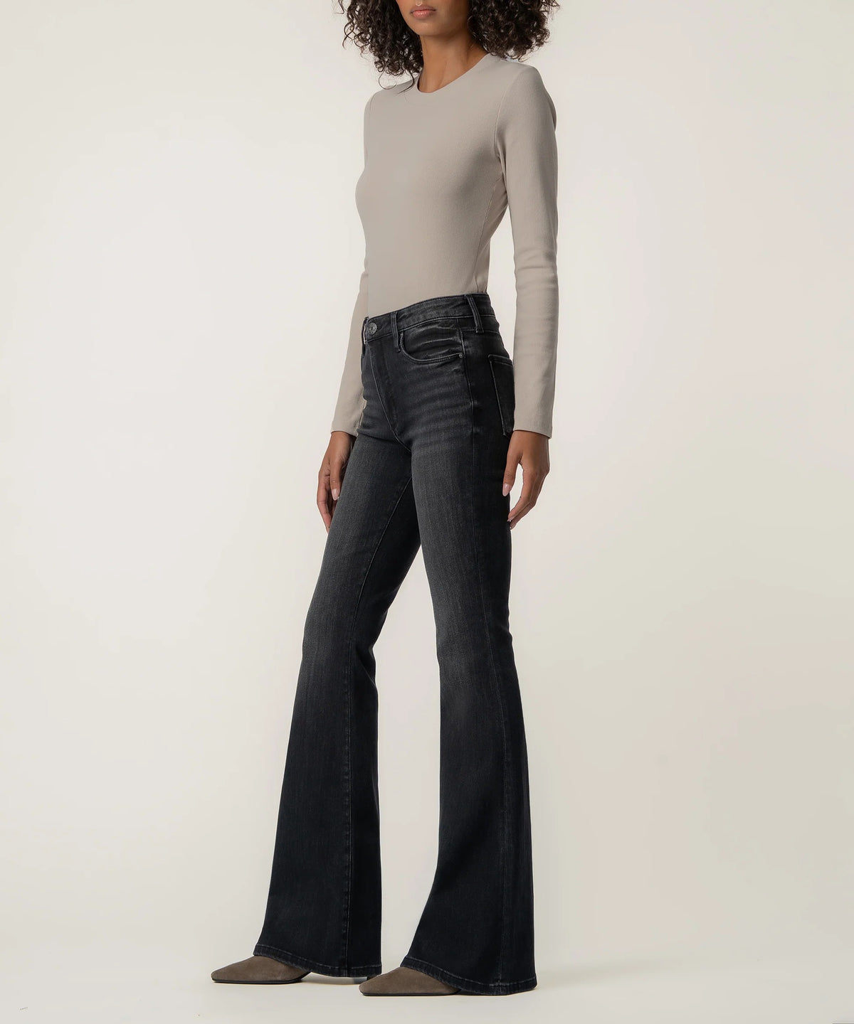 Kut from the Kloth Ana High Rise Flare Jeans in Intellect Wash-Jeans-Kut from the Kloth-Deja Nu Boutique, Women's Fashion Boutique in Lampasas, Texas