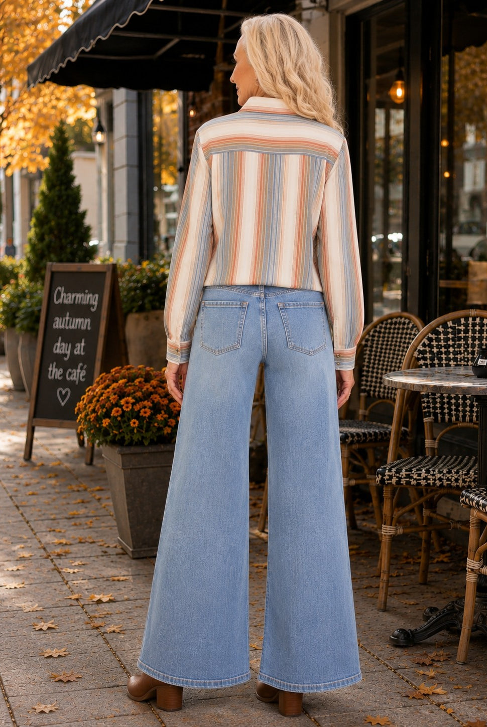 Kut from the Kloth Jean High Rise Wide Leg Dip Scoop Pockets Jeans in Incandescent-Jeans-Kut from the Kloth-Deja Nu Boutique, Women's Fashion Boutique in Lampasas, Texas