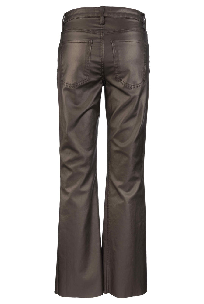 Kut from the Kloth Kelly High Rise Fab Ab Kick Flare Inset Leg Pants in Pearl Brown-Jeans-Kut from the Kloth-Deja Nu Boutique, Women's Fashion Boutique in Lampasas, Texas
