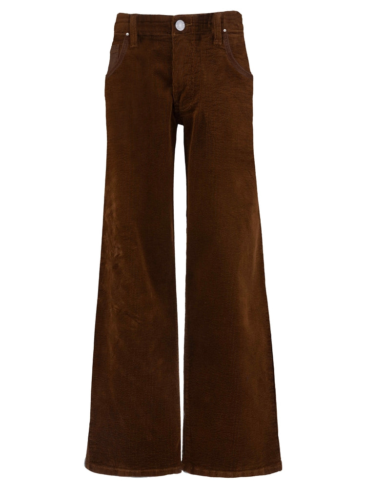 Kut from the Kloth Nutmeg High Rise Corduroy Wide Leg Jeans-Pants-Kut from the Kloth-Deja Nu Boutique, Women's Fashion Boutique in Lampasas, Texas