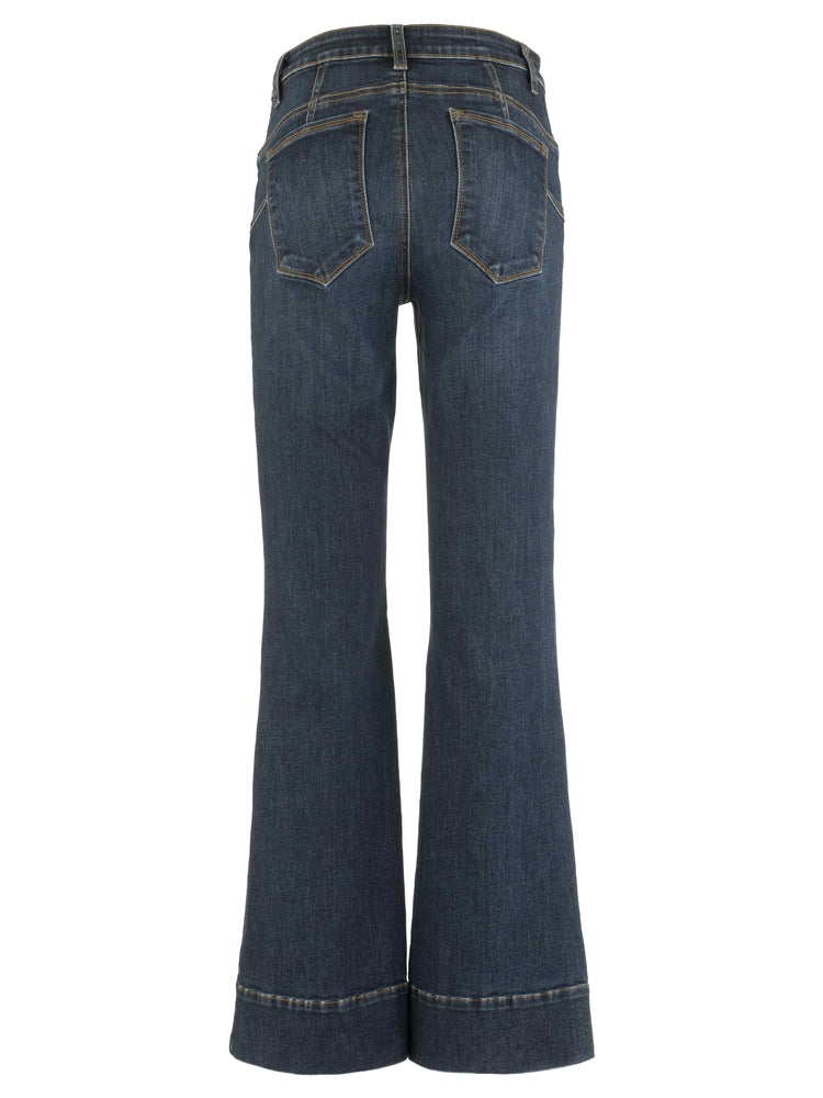 Kut from the Kloth Stella High Rise Fab Ab Flare Jeans in Charmer-Jeans-Kut from the Kloth-Deja Nu Boutique, Women's Fashion Boutique in Lampasas, Texas