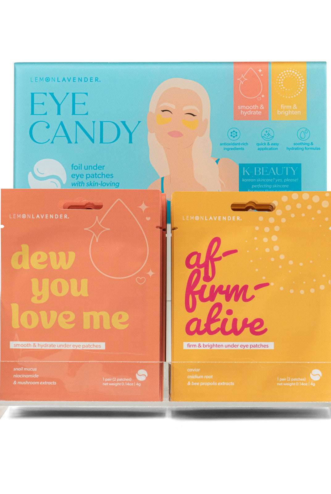 Lemon Lavender® Eye Candy Foil Under Eye Patches-Eye Pads-Lemon Lavender-Deja Nu Boutique, Women's Fashion Boutique in Lampasas, Texas