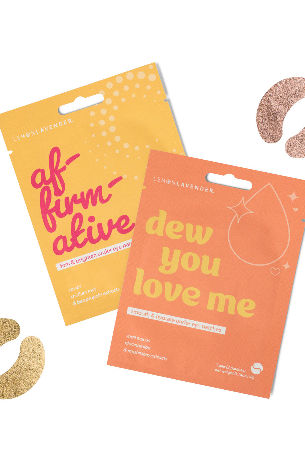 Lemon Lavender® Eye Candy Foil Under Eye Patches-Eye Pads-Lemon Lavender-Deja Nu Boutique, Women's Fashion Boutique in Lampasas, Texas