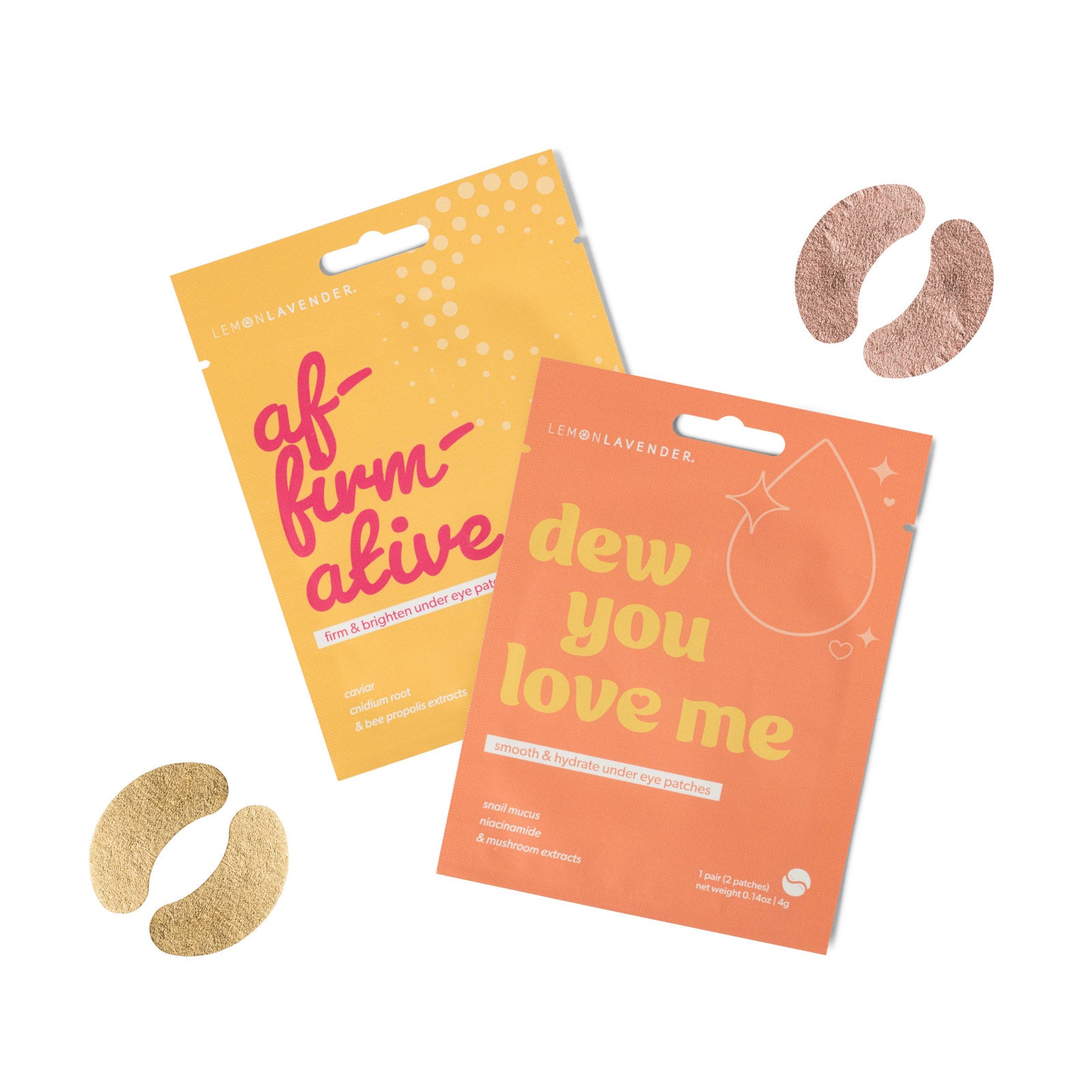 Lemon Lavender® Eye Candy Foil Under Eye Patches-Eye Pads-Lemon Lavender-Deja Nu Boutique, Women's Fashion Boutique in Lampasas, Texas