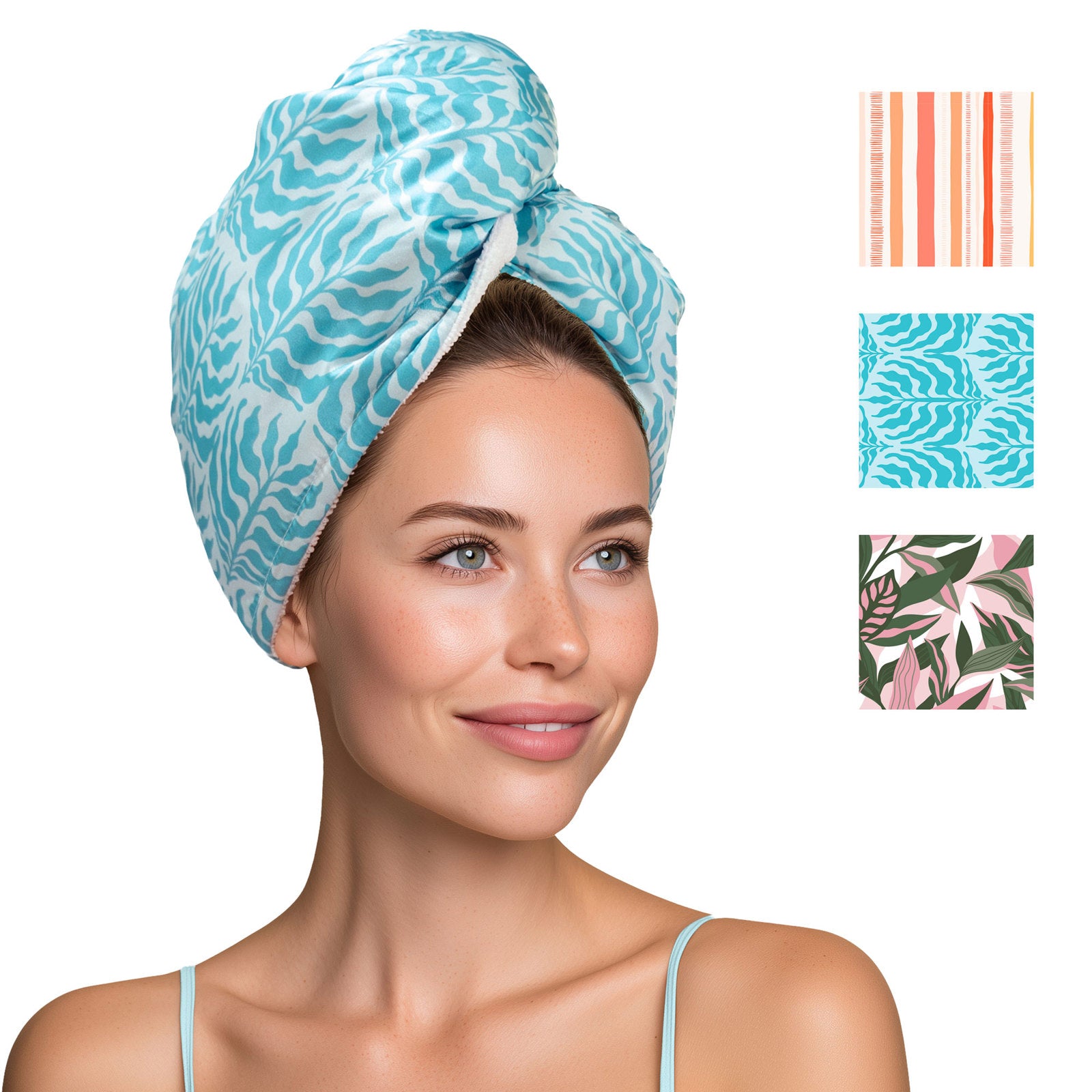 Lemon Lavender® Mane Squeeze Reversible Satin Turbo Towel-Hair Towel-Lemon Lavender-Deja Nu Boutique, Women's Fashion Boutique in Lampasas, Texas