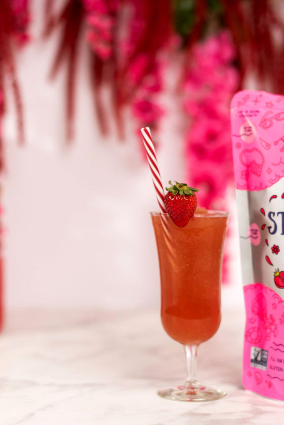Lieutenant Blender's Strawberry Daiquiri in a Bag®-cocktail mix-Lieutenant Blender's-Deja Nu Boutique, Women's Fashion Boutique in Lampasas, Texas
