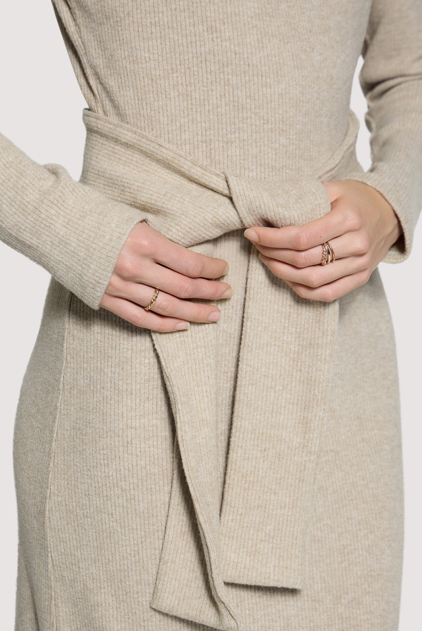 Lost + Wander Sloane Midi Dress - Grey-Midi Dresses-Lost + Wander-Deja Nu Boutique, Women's Fashion Boutique in Lampasas, Texas