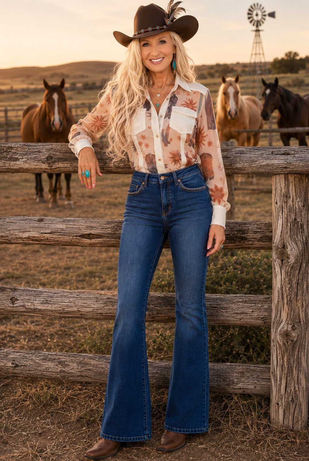 Lovervet by Vervet Tummy Control High Rise Full Length Bootcut Jeans in Effective-Jeans-Lovervet by Vervet-Deja Nu Boutique, Women's Fashion Boutique in Lampasas, Texas