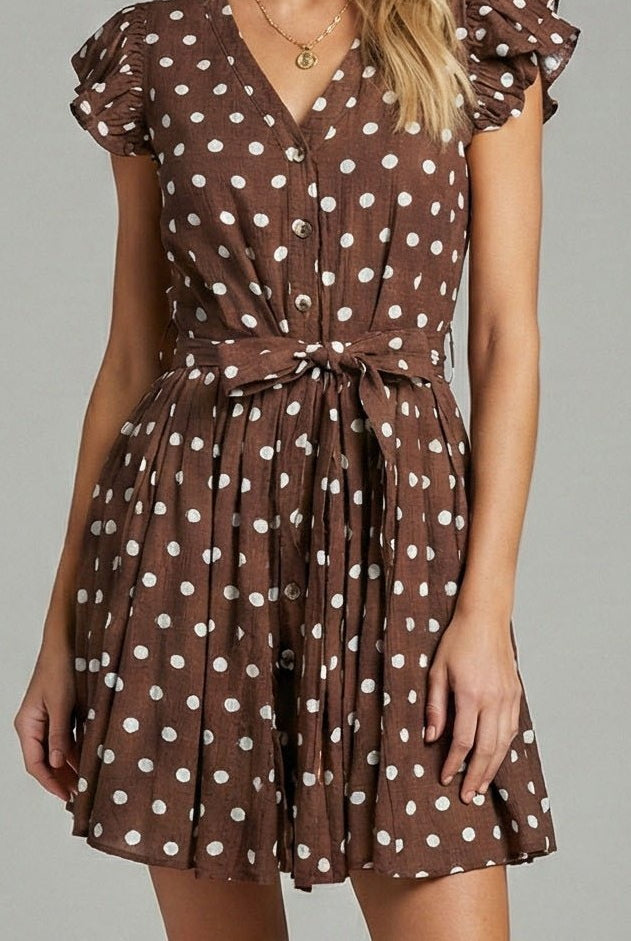 Meet Me in Santorini Chestnut Moon Short Dress-mini dress-Meet Me in Santorini-Deja Nu Boutique, Women's Fashion Boutique in Lampasas, Texas