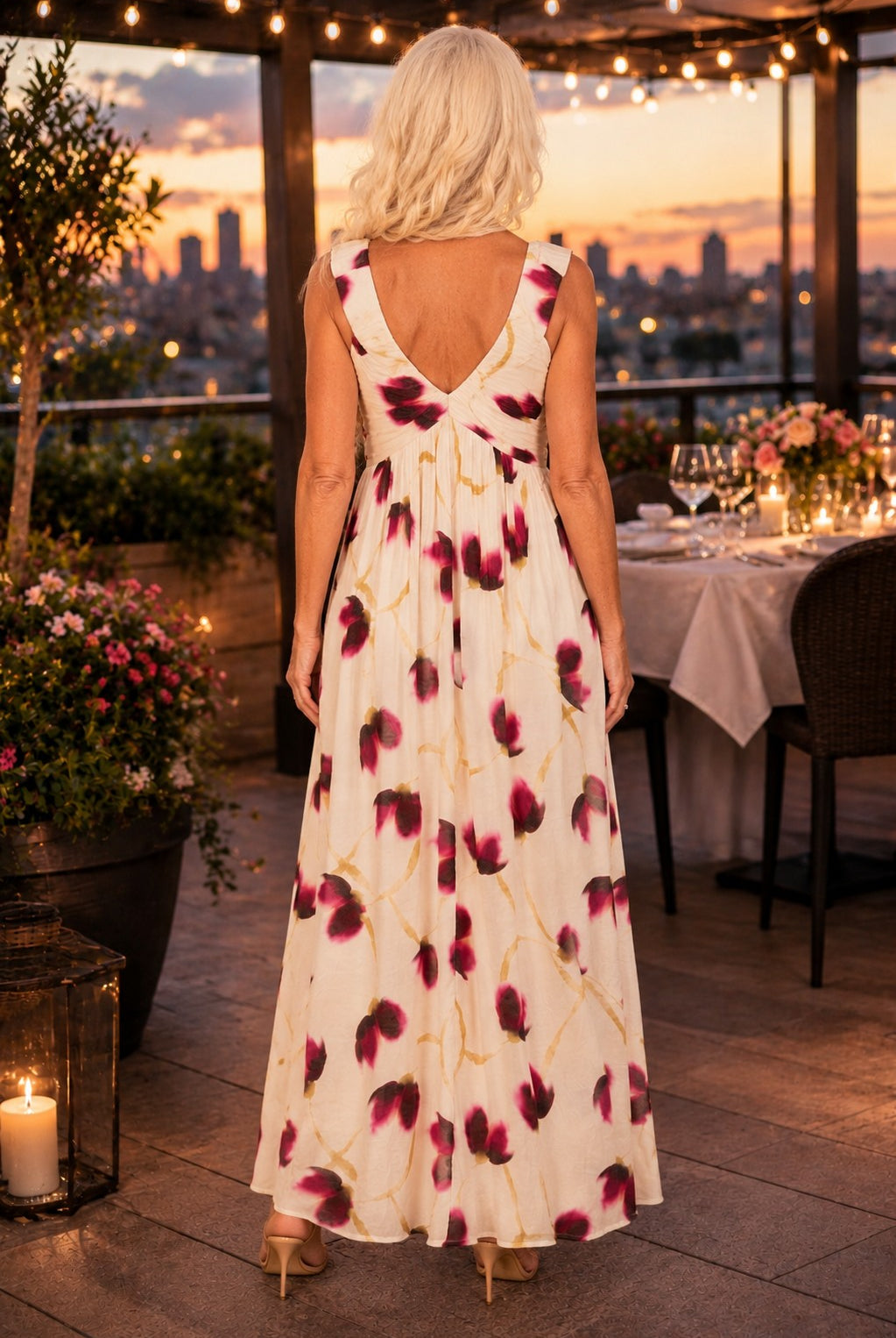 MINKPINK Emery Ruffled Bias Maxi Dress – Floral-Maxi Dresses-MINKPINK-Deja Nu Boutique, Women's Fashion Boutique in Lampasas, Texas