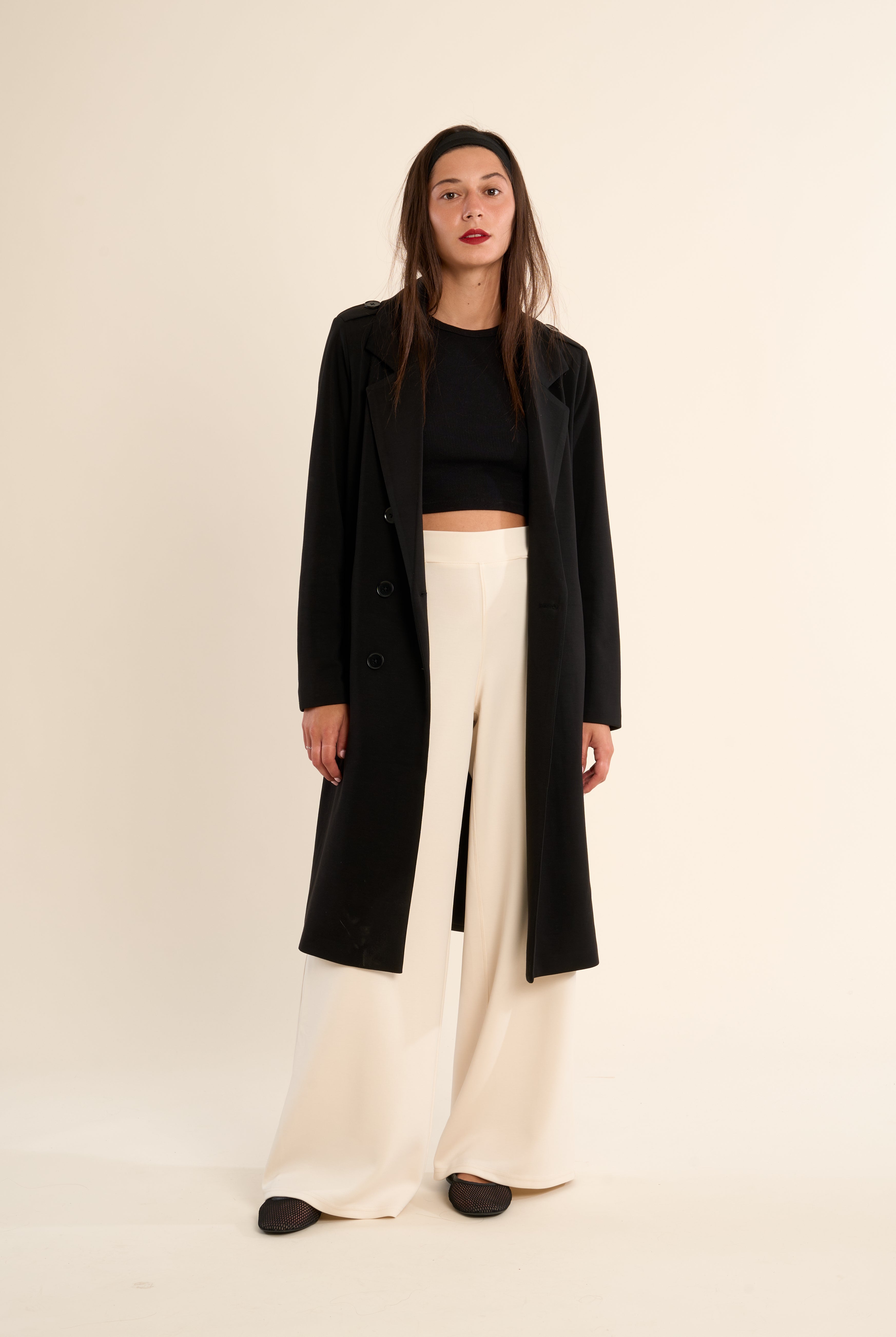 Molly Bracken Gabrielle Georgia Black Travel Weight Coat-Coat-Gabrielle-Deja Nu Boutique, Women's Fashion Boutique in Lampasas, Texas