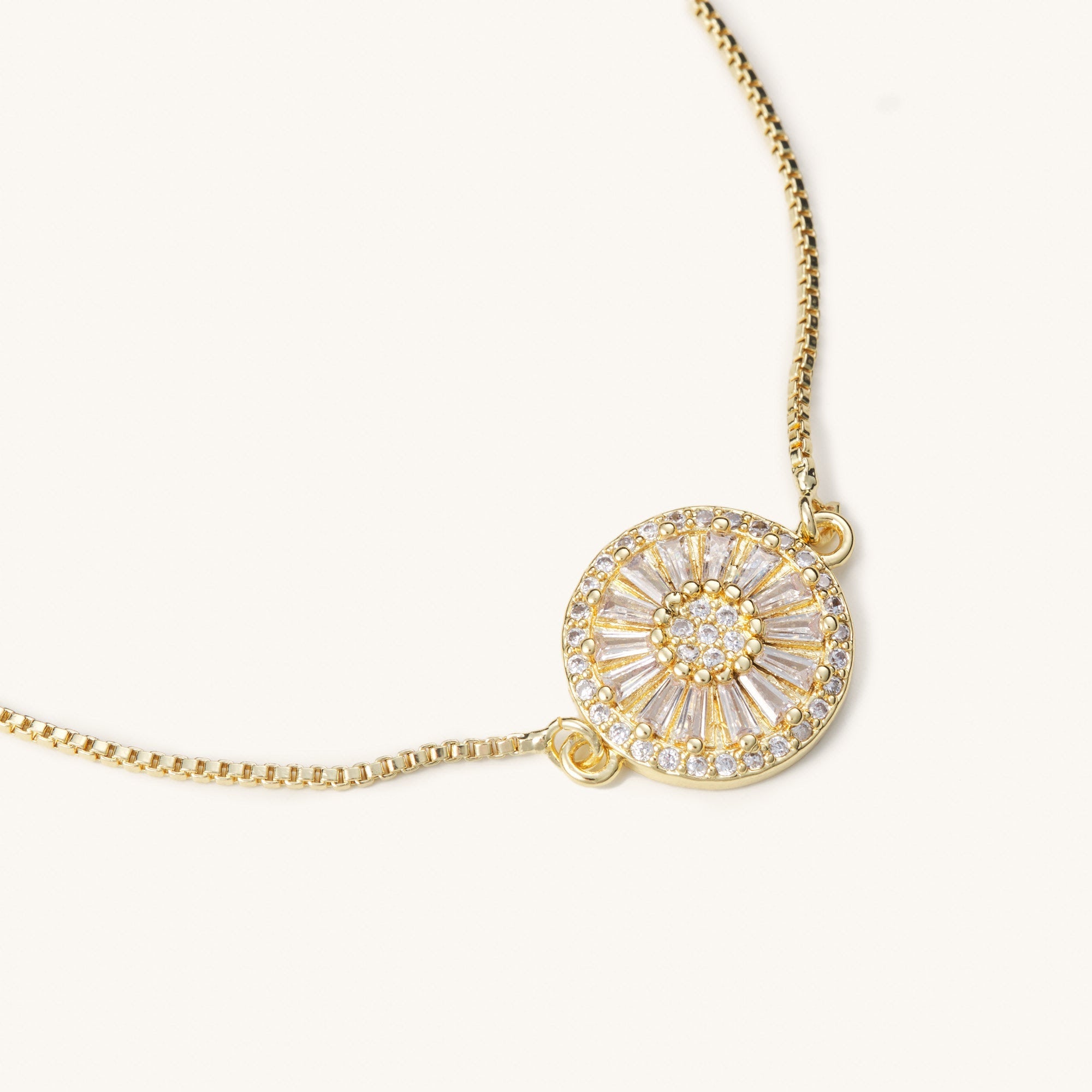 Nikki Smith Antique Gold Crystal Slider Bracelet-Bracelets-Nikki Smith-Deja Nu Boutique, Women's Fashion Boutique in Lampasas, Texas