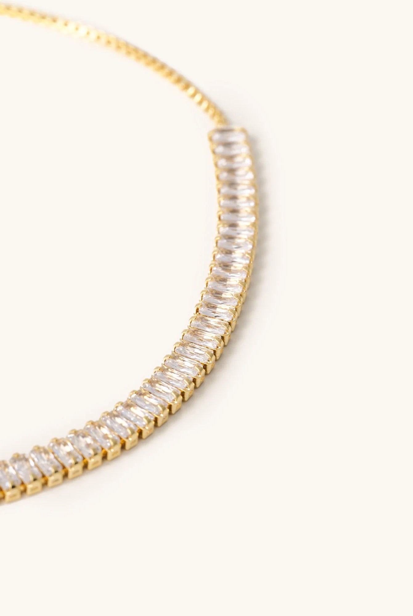 Nikki Smith Baguette Crystal Slider Bracelet-Bracelets-Nikki Smith-Deja Nu Boutique, Women's Fashion Boutique in Lampasas, Texas