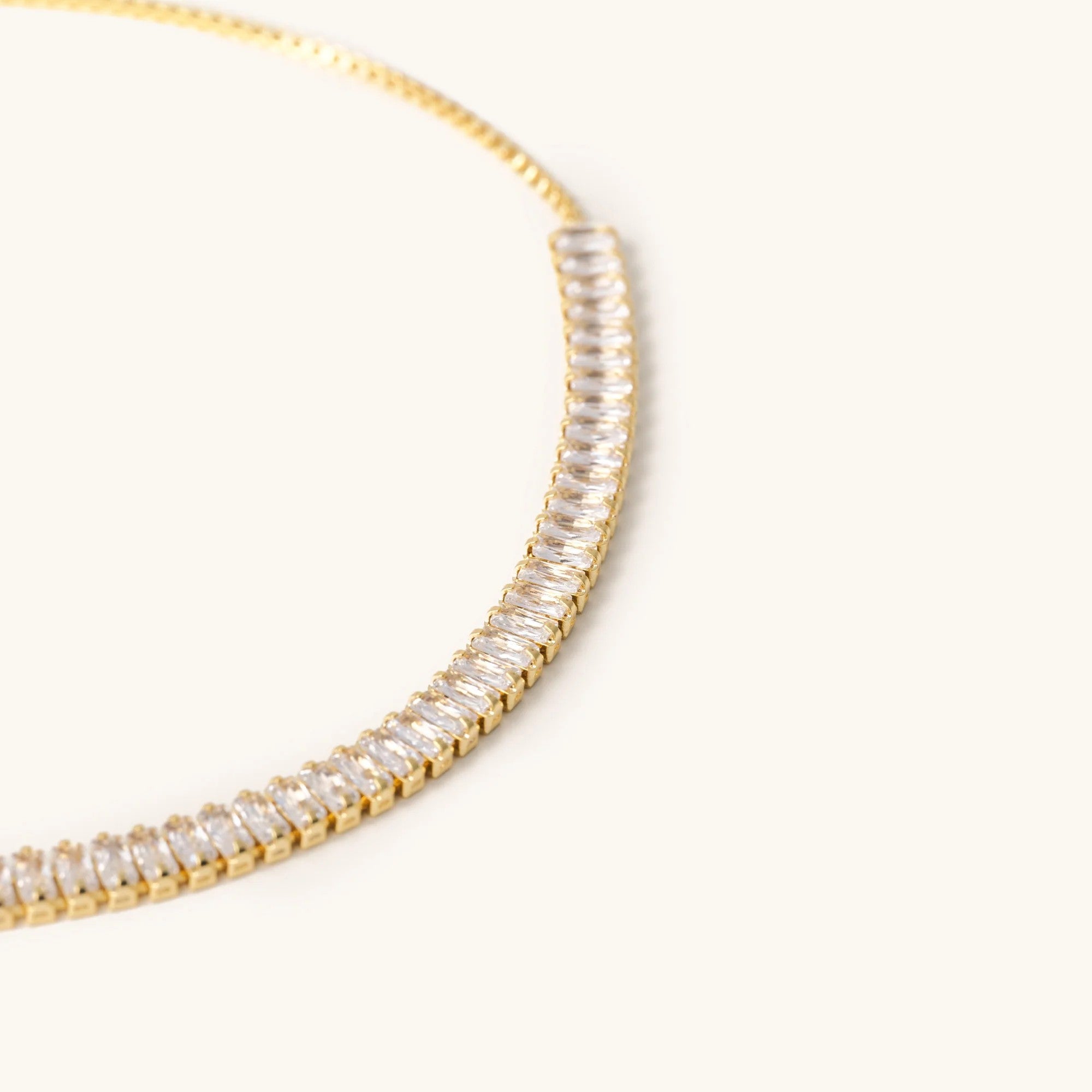 Nikki Smith Baguette Crystal Slider Bracelet-Bracelets-Nikki Smith-Deja Nu Boutique, Women's Fashion Boutique in Lampasas, Texas