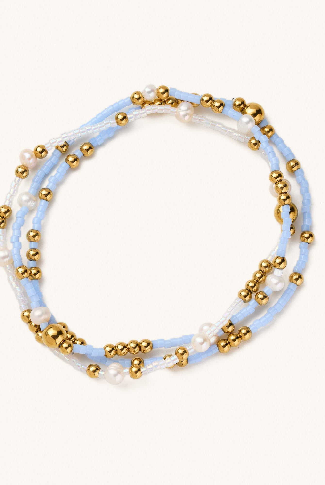 Nikki Smith Lucid Blue Bracelet Set-Bracelets-Nikki Smith-Deja Nu Boutique, Women's Fashion Boutique in Lampasas, Texas