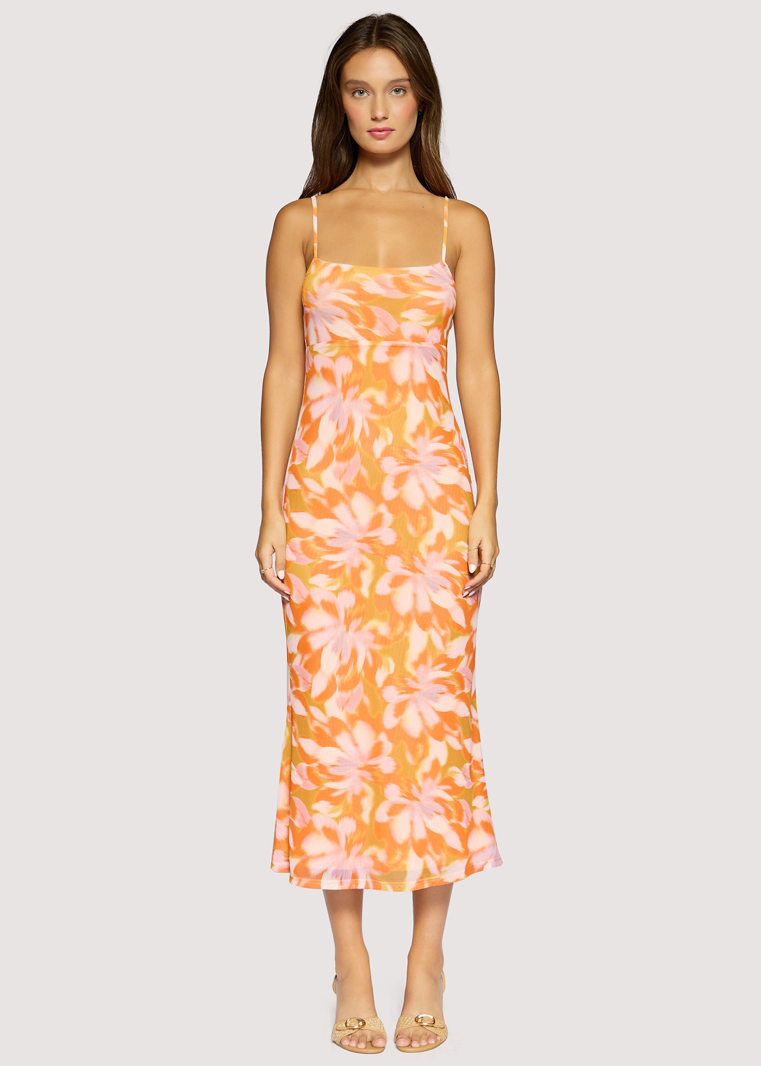 Lost + Wander Mykonos Dream Power Mesh Midi Dress-Midi Dresses-Lost + Wander-Deja Nu Boutique, Women's Fashion Boutique in Lampasas, Texas