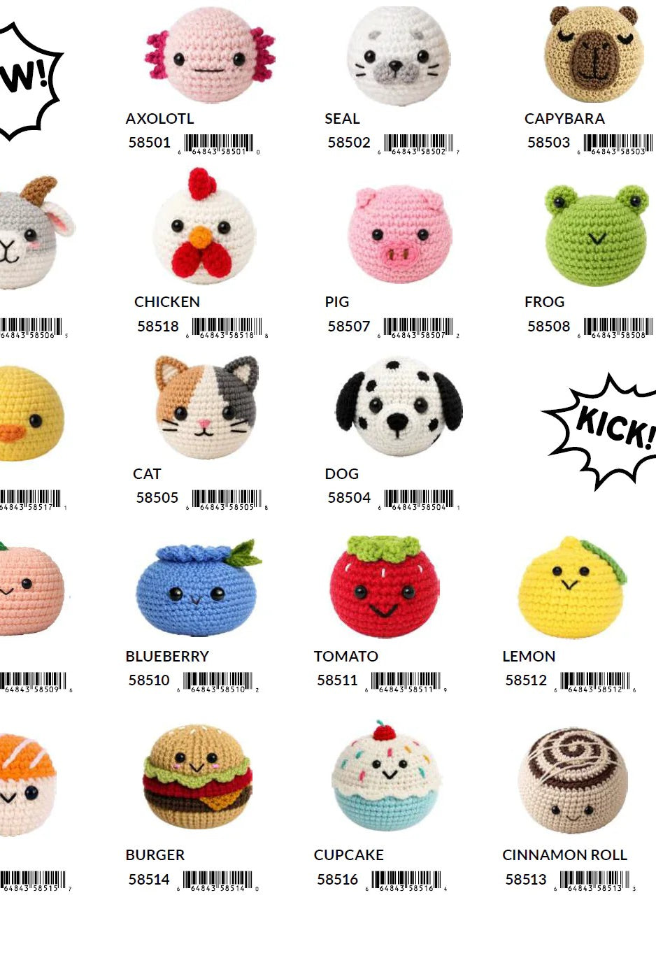 Pavilion Gift Company® Little Kick Me Ups™ Crocheted Footbag-crocheted footbag-Pavillion Gift Company-Deja Nu Boutique, Women's Fashion Boutique in Lampasas, Texas