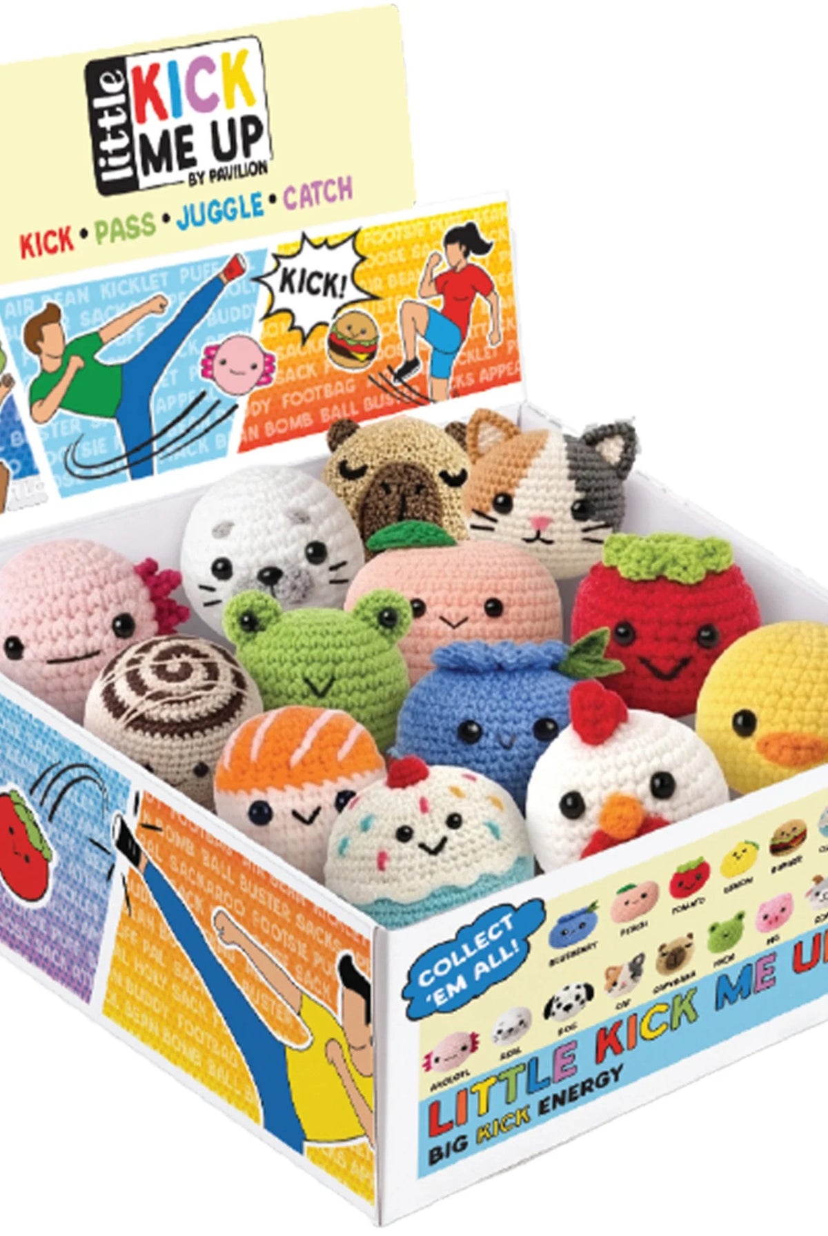 Pavilion Gift Company® Little Kick Me Ups™ Crocheted Footbag-crocheted footbag-Pavillion Gift Company-Deja Nu Boutique, Women's Fashion Boutique in Lampasas, Texas