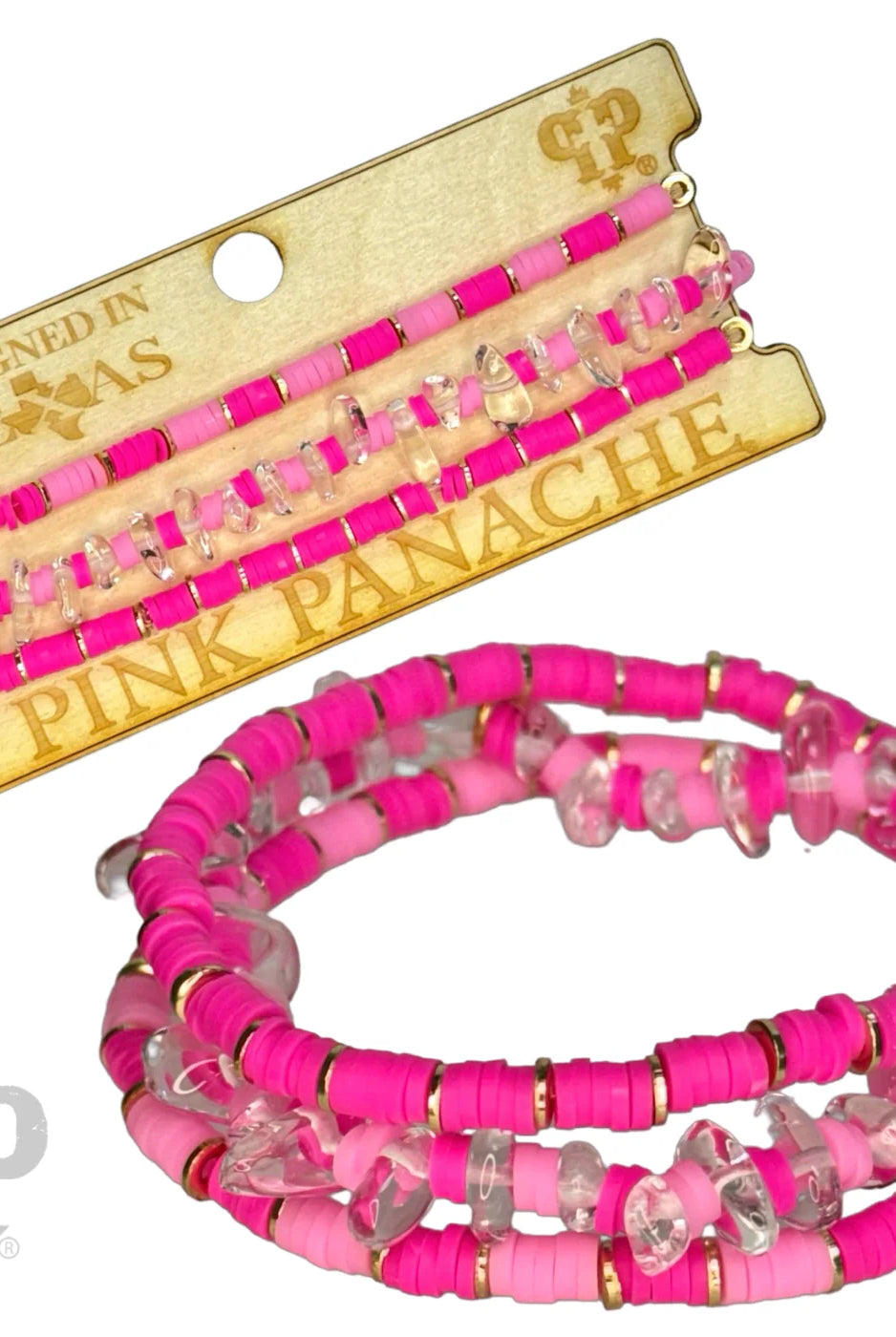 Pink Panache Variety Bead Bracelet Stack Set - LC-Bracelets-Pink Panache-Deja Nu Boutique, Women's Fashion Boutique in Lampasas, Texas