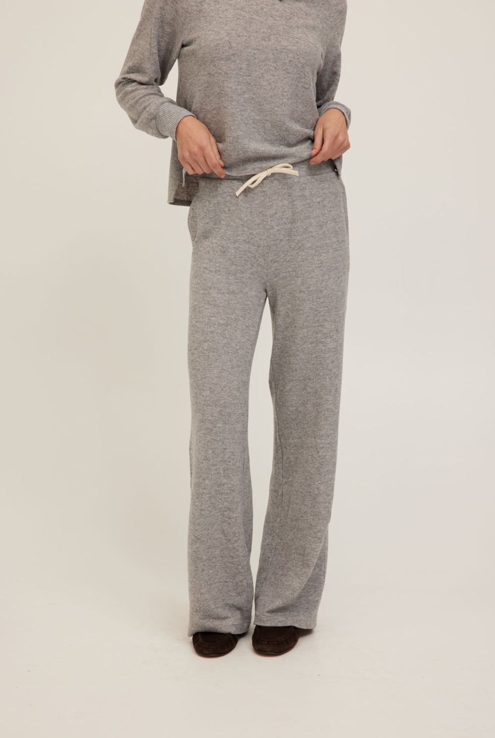 Project Social T Slow Morning Pant in Heather Grey-Lounge Wear-Project Social T-Deja Nu Boutique, Women's Fashion Boutique in Lampasas, Texas