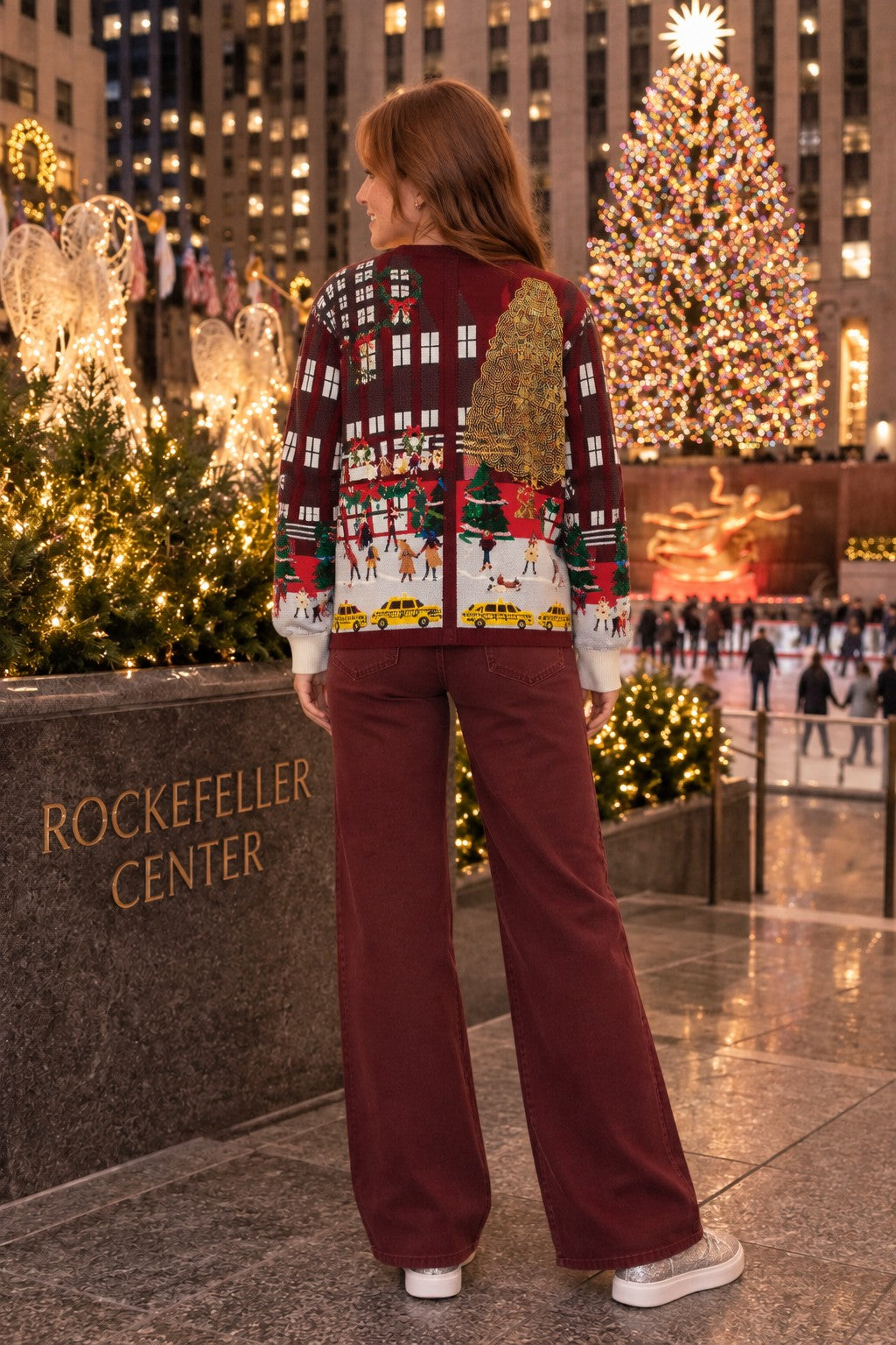 Queen of Sparkles Multi Rockefeller Center Button Up Cardigan-Cardigans & Kimonos-Queen Of Sparkles-Deja Nu Boutique, Women's Fashion Boutique in Lampasas, Texas