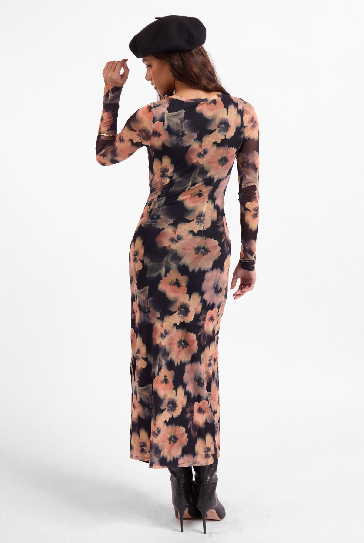 Sage the Label Garden Grit Maxi Dress in Black Multi-Maxi Dresses-Sage The Label-Deja Nu Boutique, Women's Fashion Boutique in Lampasas, Texas