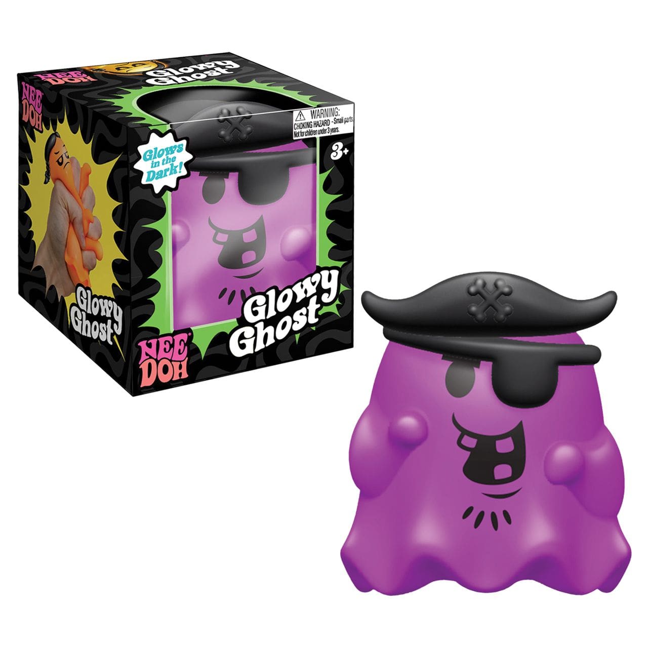 Schylling NeeDoh Glowy Ghost-Fidget & Sensory Toys-NeeDoh-Deja Nu Boutique, Women's Fashion Boutique in Lampasas, Texas