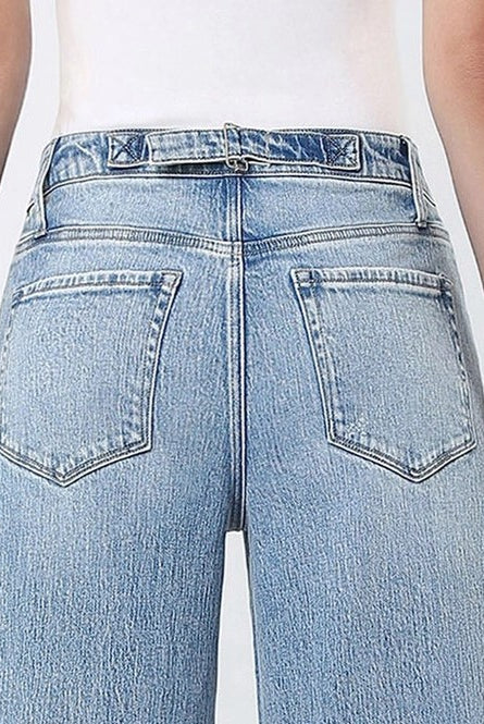 Vervet by Flying Monkey High Rise Extreme Wide Leg Jeans in April’s Daydream-Jeans-Vervet by Flying Monkey-Deja Nu Boutique, Women's Fashion Boutique in Lampasas, Texas