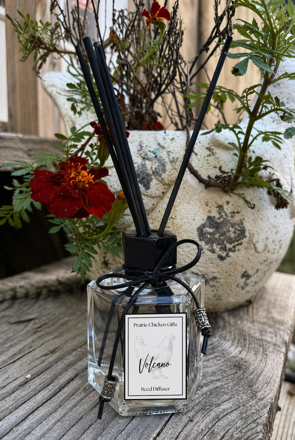 Volcano Reed Diffuser – Bright Citrus Luxury Home Fragrance-Room Diffuser-Prairie Chicken Sticker Shop & Gifts-Deja Nu Boutique, Women's Fashion Boutique in Lampasas, Texas