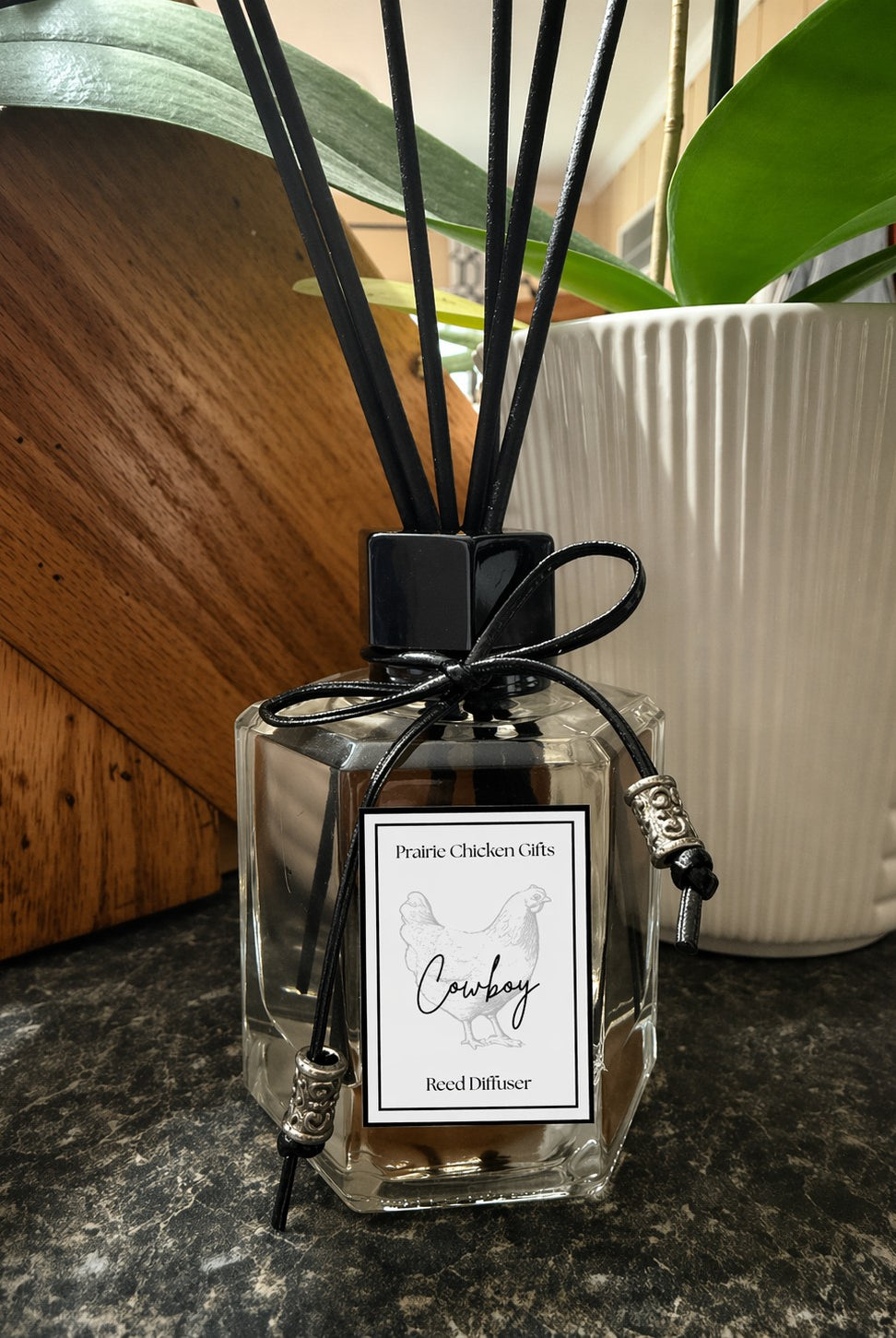 Cowboy Reed Diffuser – Western-Inspired Masculine Cologne Home Fragrance-Room Diffuser-Prairie Chicken Sticker Shop & Gifts-Deja Nu Boutique, Women's Fashion Boutique in Lampasas, Texas