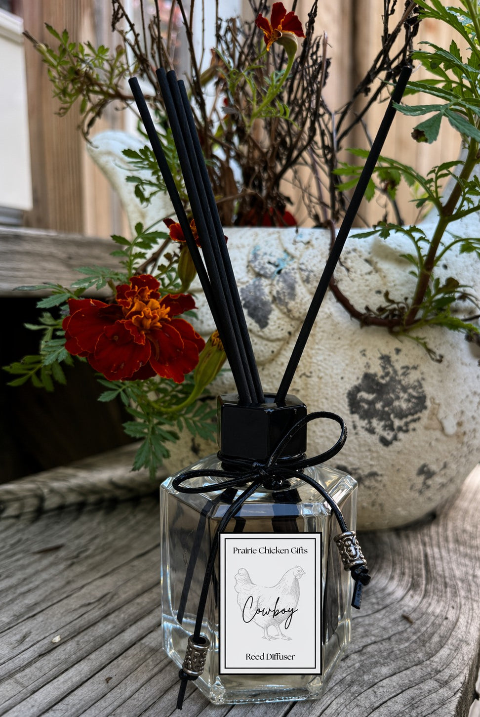 Cowboy Reed Diffuser – Western-Inspired Masculine Cologne Home Fragrance-Room Diffuser-Prairie Chicken Sticker Shop & Gifts-Deja Nu Boutique, Women's Fashion Boutique in Lampasas, Texas