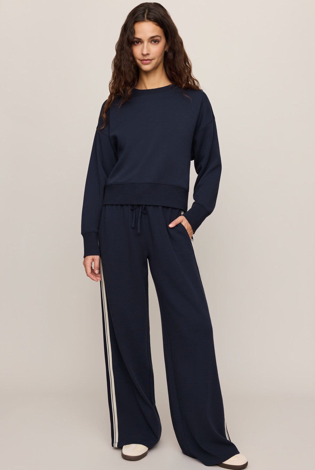Z Supply Comeback Sweatshirt in Eclipse-sweatshirt-Z Supply Activewear-Deja Nu Boutique, Women's Fashion Boutique in Lampasas, Texas