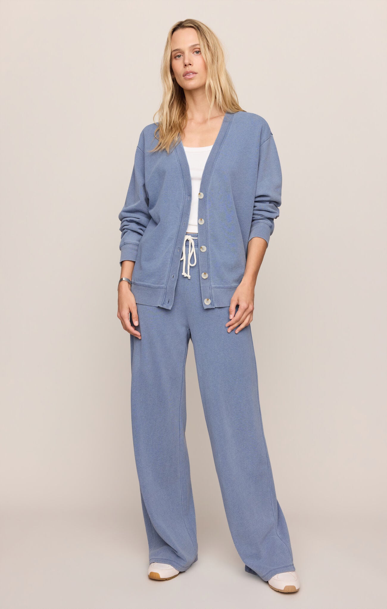 Z Supply Hunter Knit Denim Pant – Santorini Indigo-Lounge Wear-Z Supply-Deja Nu Boutique, Women's Fashion Boutique in Lampasas, Texas
