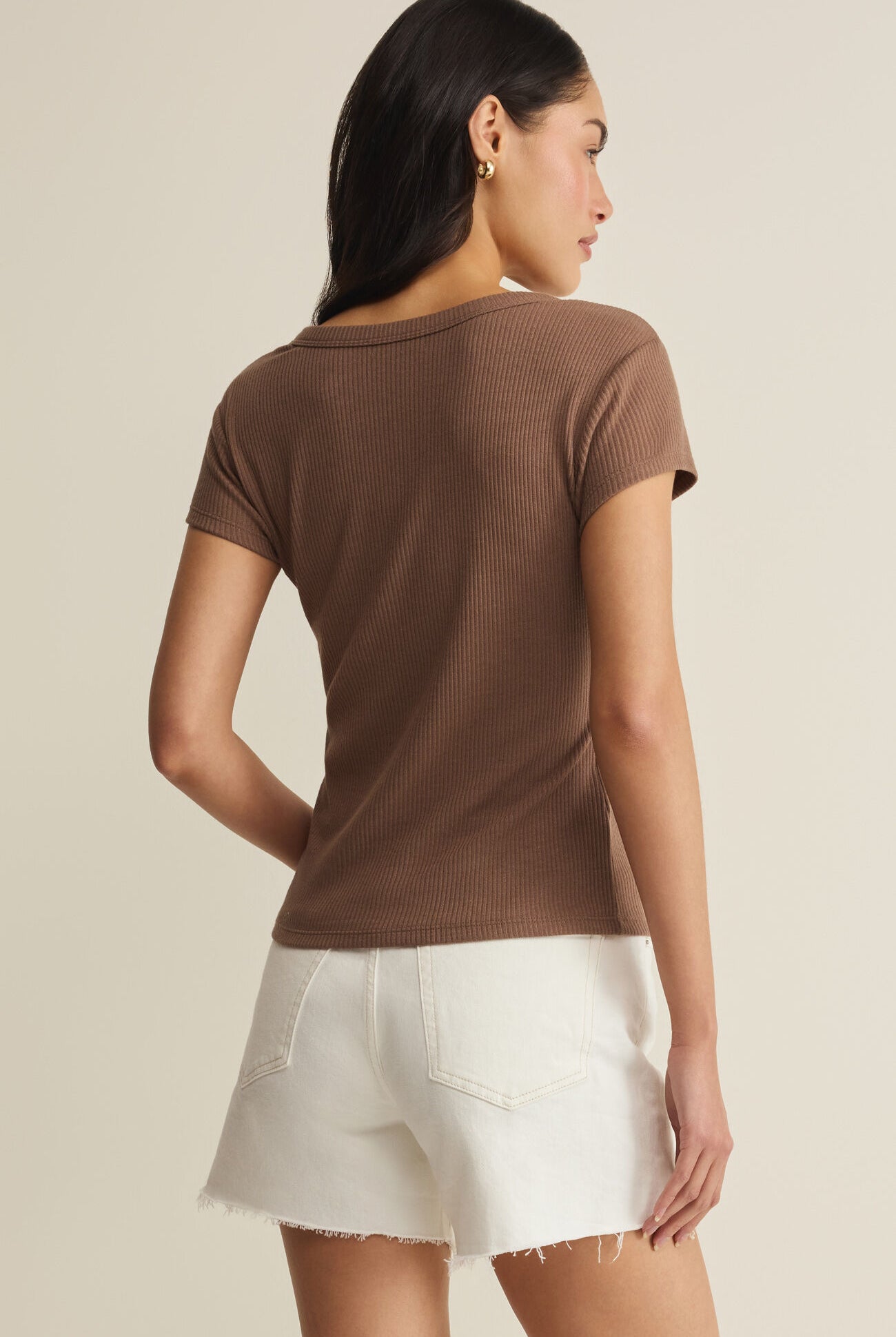 Z Supply Leisurely Tee – Palo Santo-T-Shirts-Z Supply-Deja Nu Boutique, Women's Fashion Boutique in Lampasas, Texas