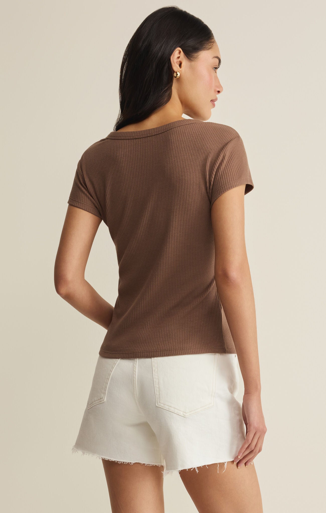 Z Supply Leisurely Tee – Palo Santo-T-Shirts-Z Supply-Deja Nu Boutique, Women's Fashion Boutique in Lampasas, Texas