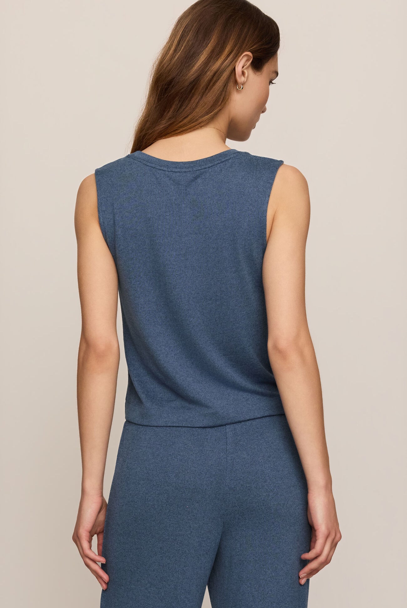 Z Supply Lounge Sloane Soft Knit Tank in True Navy-Lounge Wear-Z Supply Lounge-Deja Nu Boutique, Women's Fashion Boutique in Lampasas, Texas