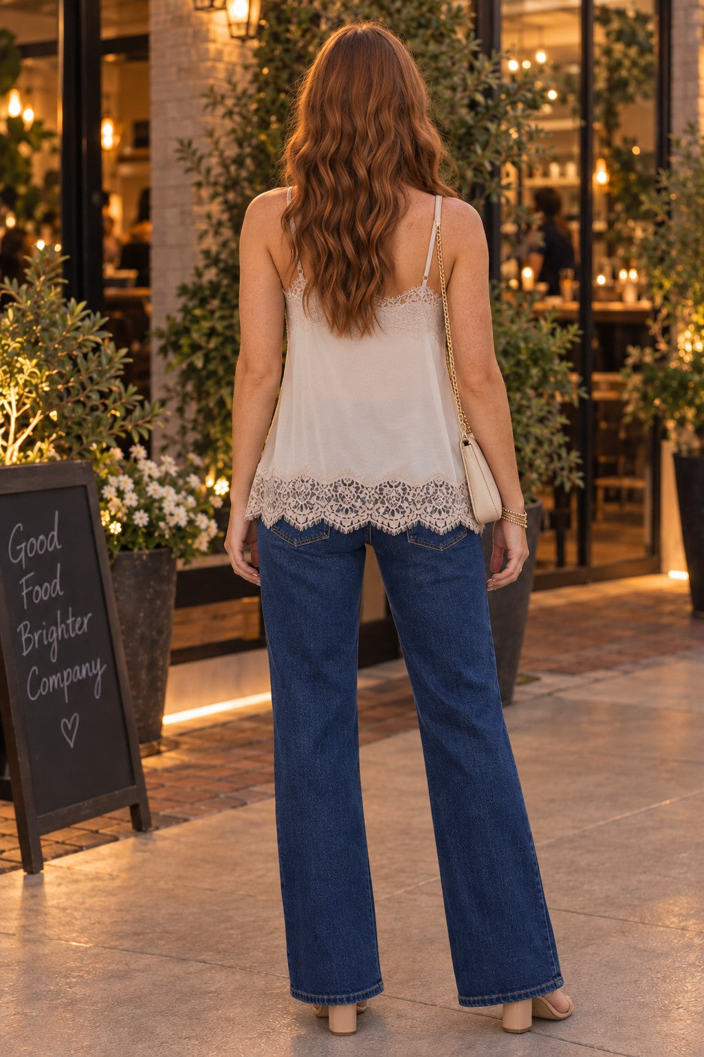 Z Supply Roselle Lace Trim Cami in Frosted Pearl-Camis/Tanks-Z Supply-Deja Nu Boutique, Women's Fashion Boutique in Lampasas, Texas