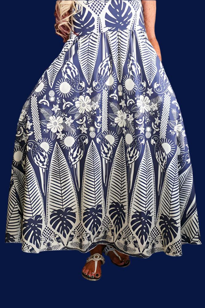 Zenara Dabian Spaghetti Strap Maxi Dress-Maxi Dresses-Zenara-Deja Nu Boutique, Women's Fashion Boutique in Lampasas, Texas