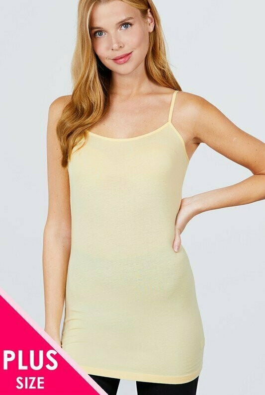 Tunic Cami- Plus-Curvy/Plus Tops-Deja Nu Tx-Deja Nu Boutique, Women's Fashion Boutique in Lampasas, Texas