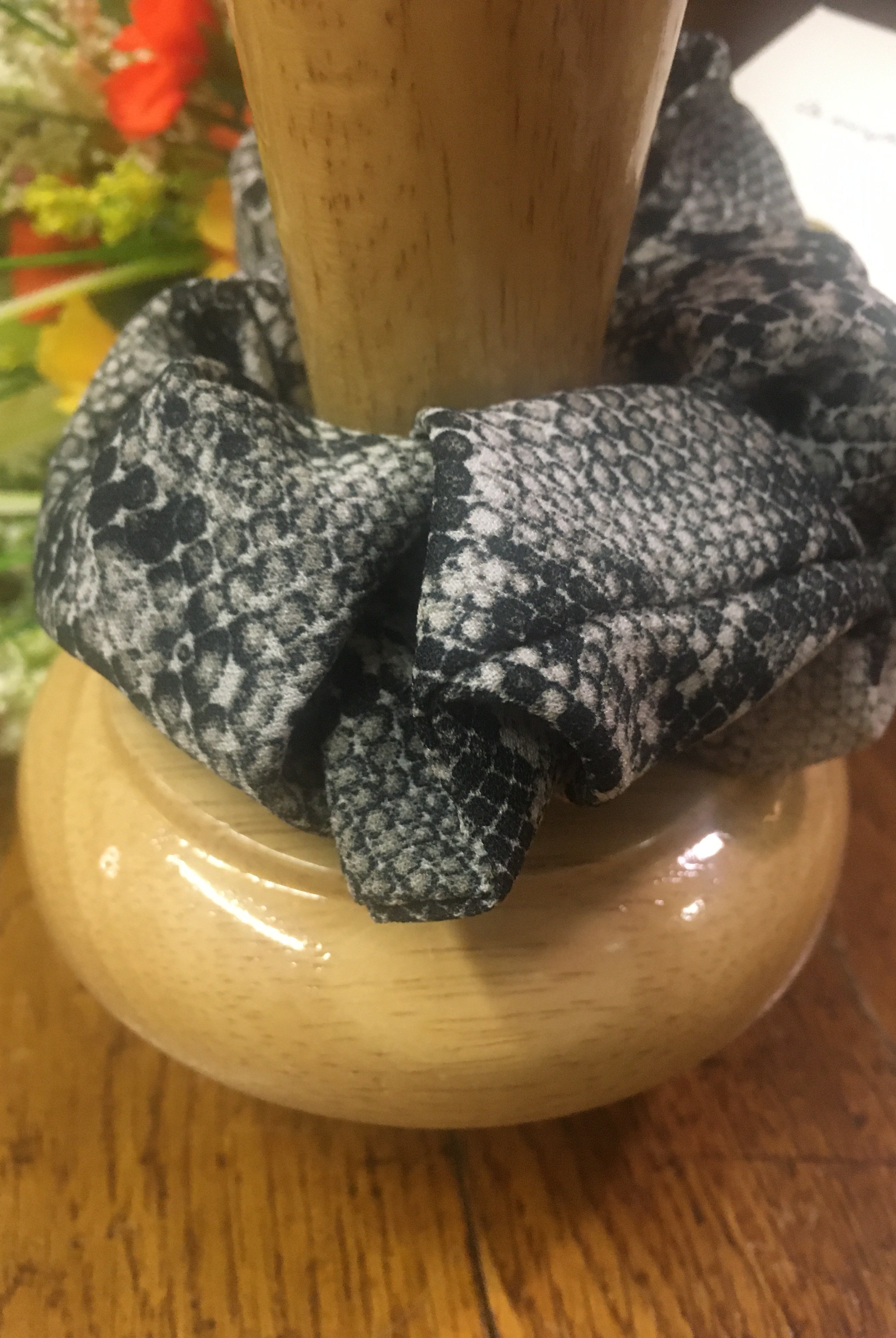 Snake Print Scrunchies- 2 Colors-Scrunchies & Headbands-Deja Nu Tx-Deja Nu Boutique, Women's Fashion Boutique in Lampasas, Texas