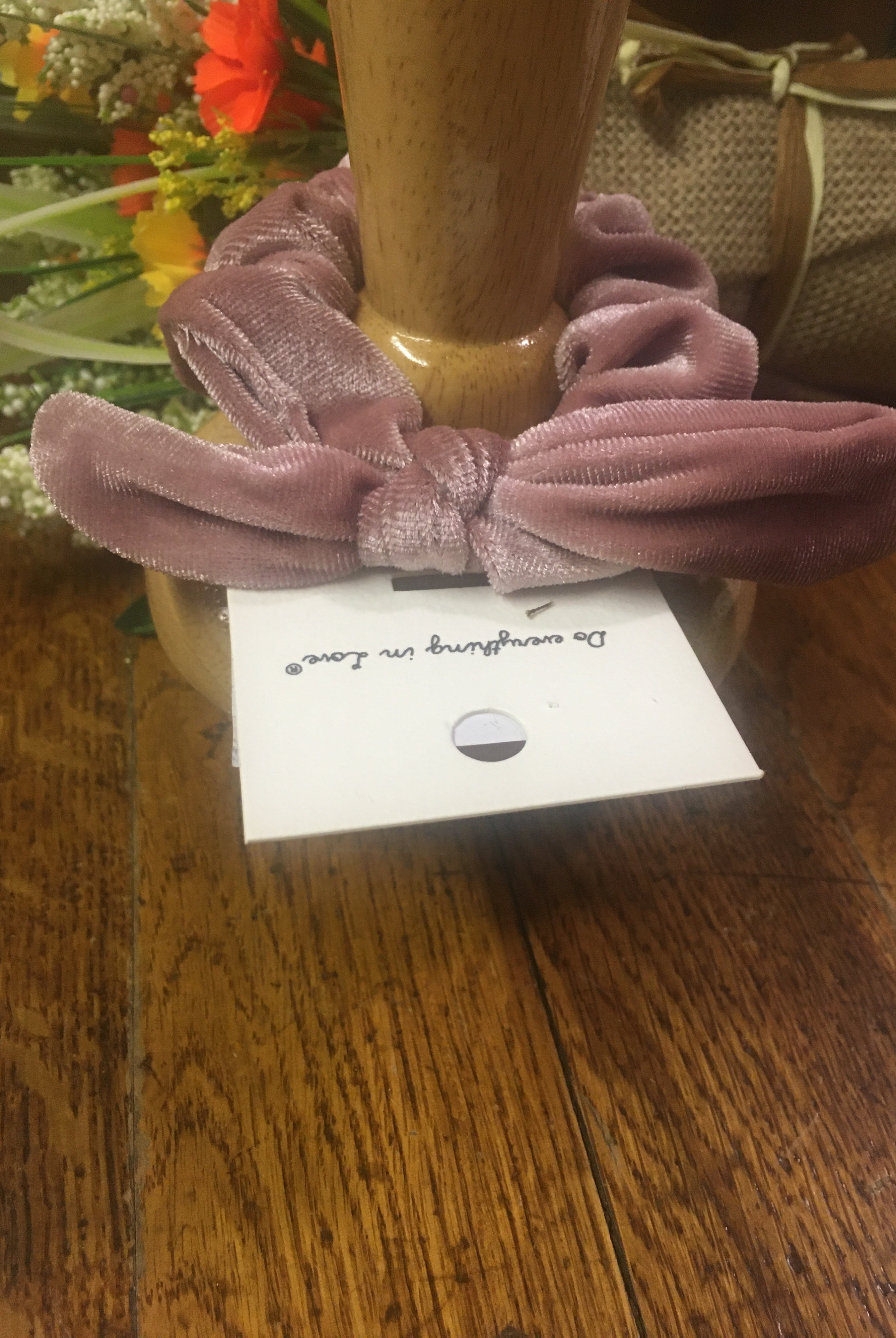 Velvet Bow Scrunchies- 3 Colors-Scrunchies & Headbands-Deja Nu Tx-Deja Nu Boutique, Women's Fashion Boutique in Lampasas, Texas