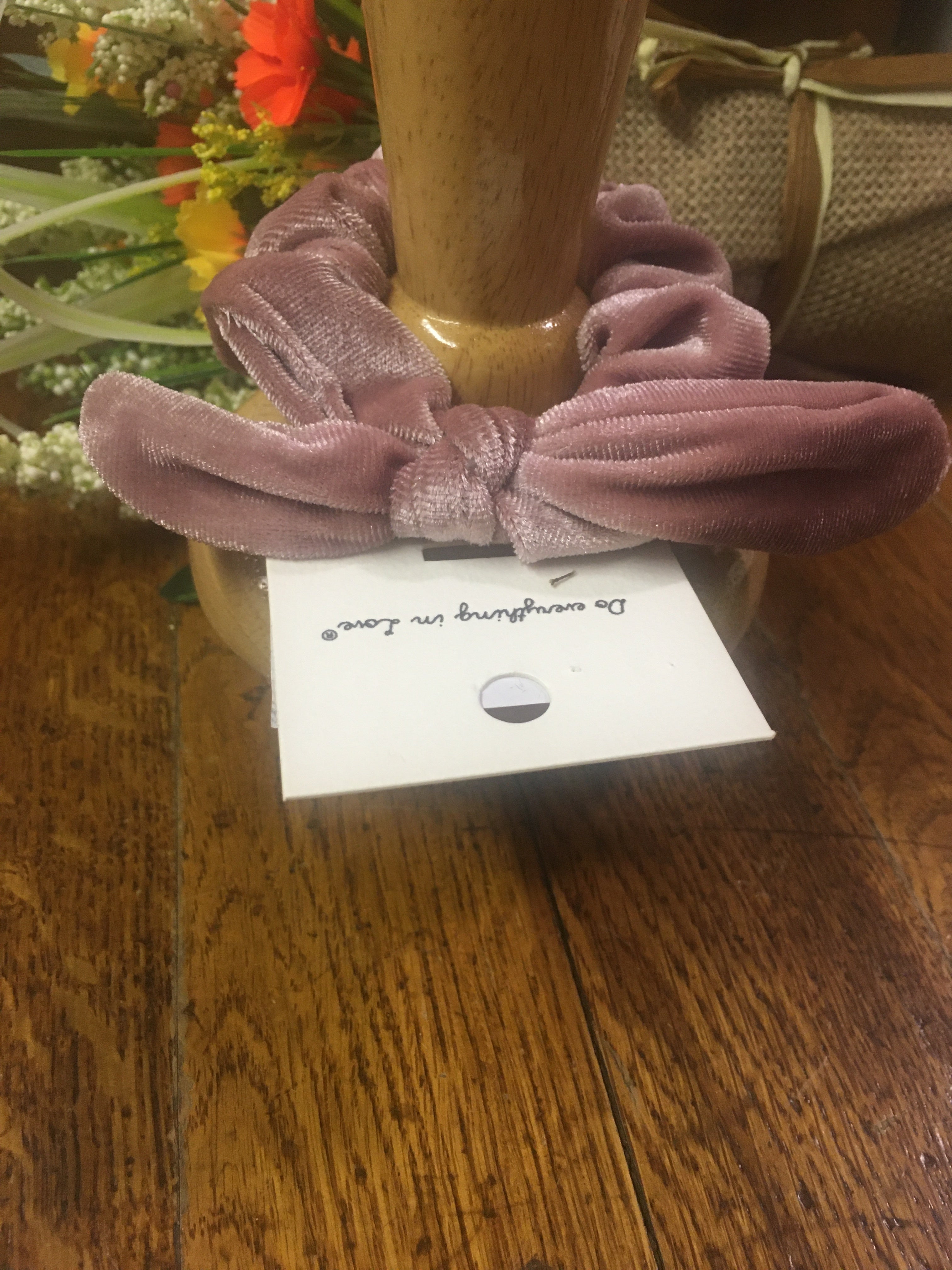 Velvet Bow Scrunchies- 3 Colors-Scrunchies & Headbands-Deja Nu Tx-Deja Nu Boutique, Women's Fashion Boutique in Lampasas, Texas